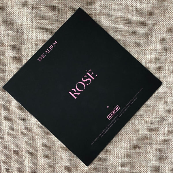 BLACKPINK ROSE [ THE ALBUM ] Official Postcard, Ver. 1 / New / Gift