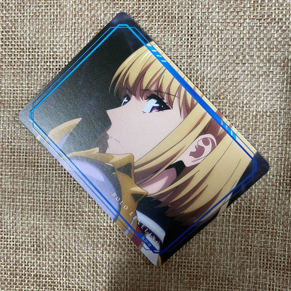 Solo Leveling SL01-18 / Double Rare (1pc) Cha Hae-In Korean Webtoon Trading Card