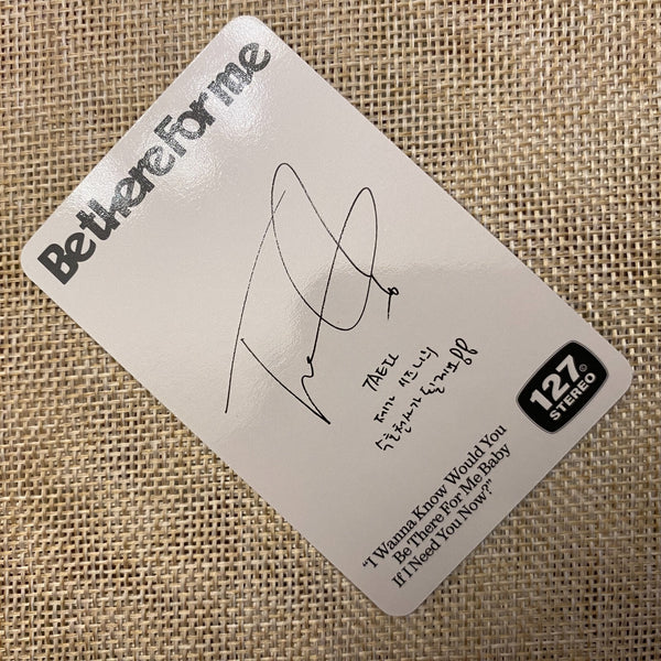 NCT 127 TAEIL [ Be There For Me ] Official Photocard, Stereo Ver / New / Gift