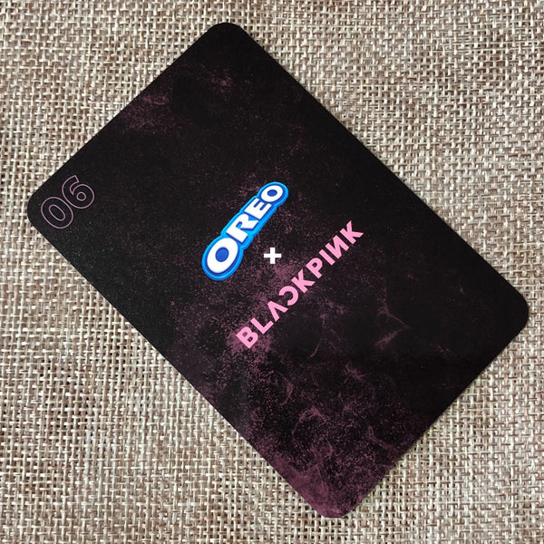 BLACKPINK JISOO #2 [ OREO X BLACKPINK ] Official Limited Photocard / New / Gift
