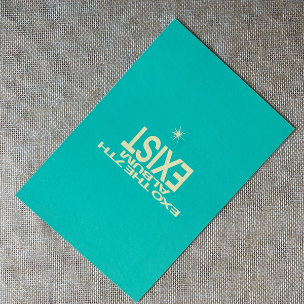 EXO CHEN #4 [ EXIST ] Official Postcard, 7th Album / New, Rare / Gift