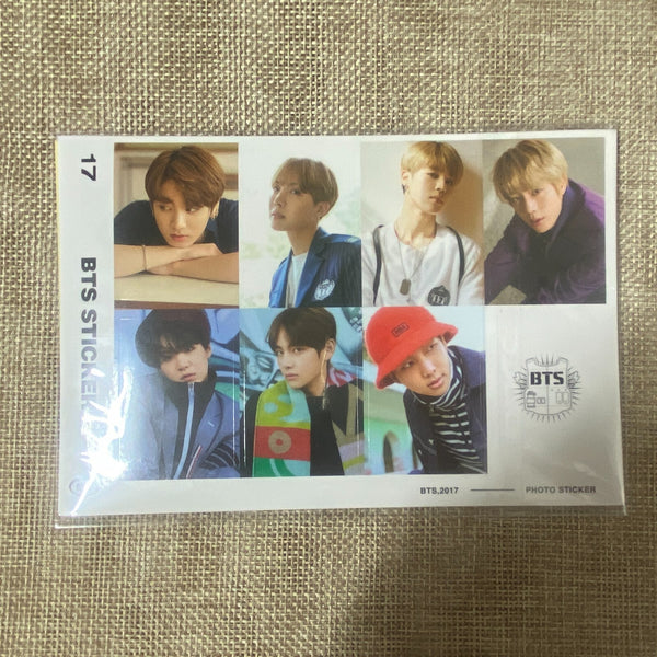 BTS [ 2017 Season's Greetings ] Official Sticker Set / New, Rare / Gift