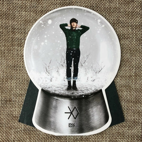 EXO KRIS [ Miracles in December ] Official Snowglobe Standee / New / Gift