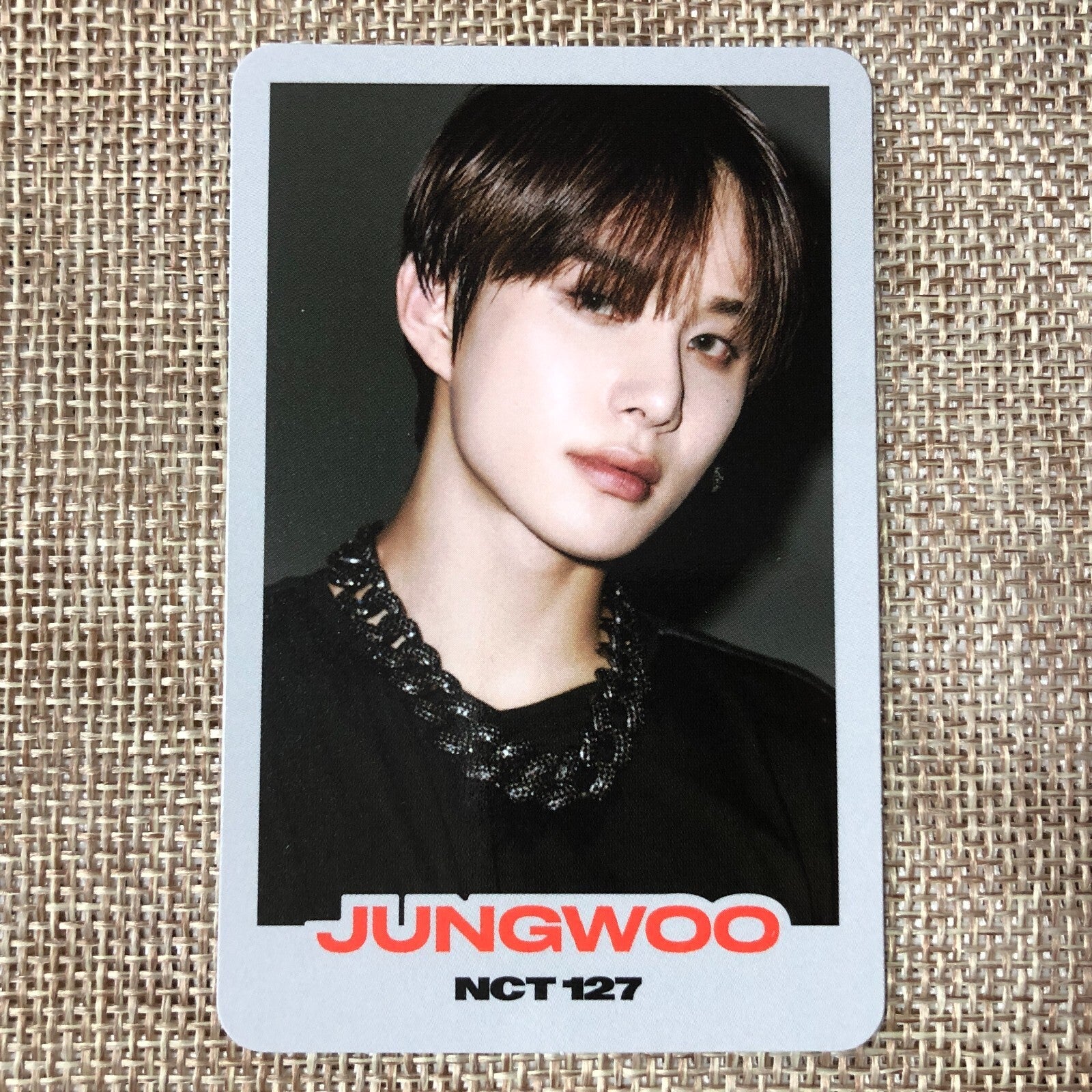 NCT 127 JUNGWOO [BADDIES Pop-Up Street] Official Trading Photocard / New / Gift