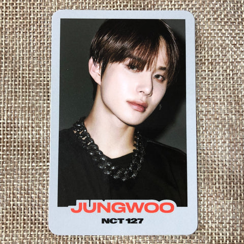 NCT 127 JUNGWOO [BADDIES Pop-Up Street] Official Trading Photocard / New / Gift