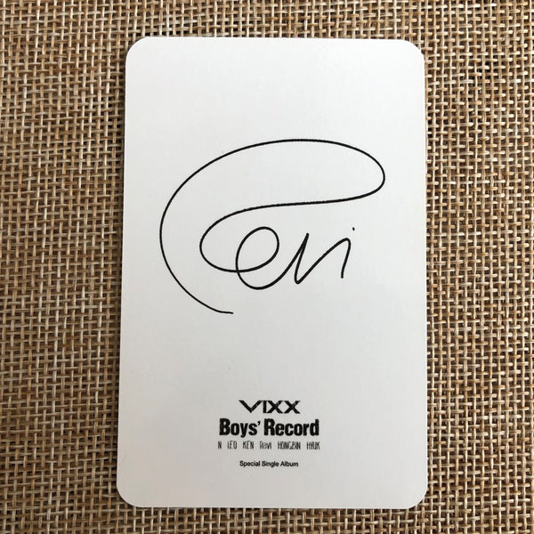 VIXX RAVI [ Boys' Record ] Official Photocard, Single Album / New, Rare / Gift