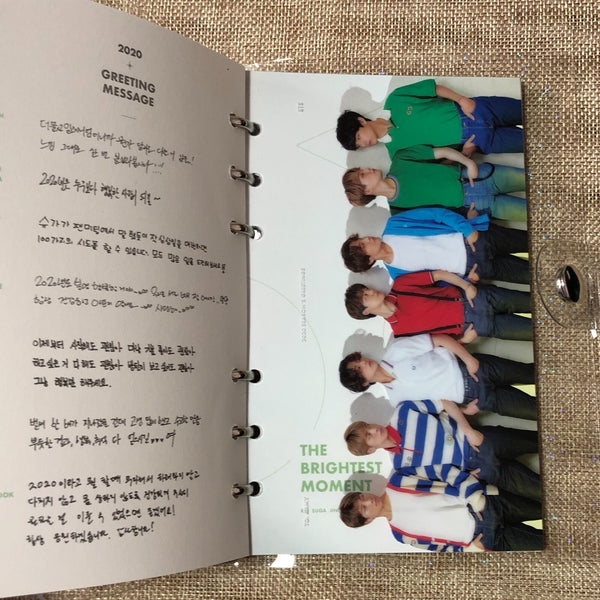 BTS [ 2020 Season's Greetings ] Official Diary Planner Only / New / Gift