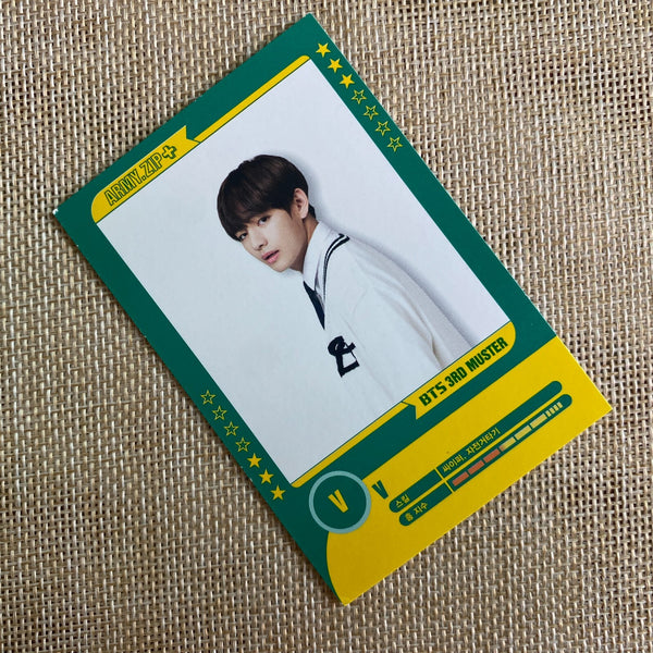 BTS V 3/7 [ 3rd Muster ARMY.ZIP ] Official Player Card Photocard / New / Gift