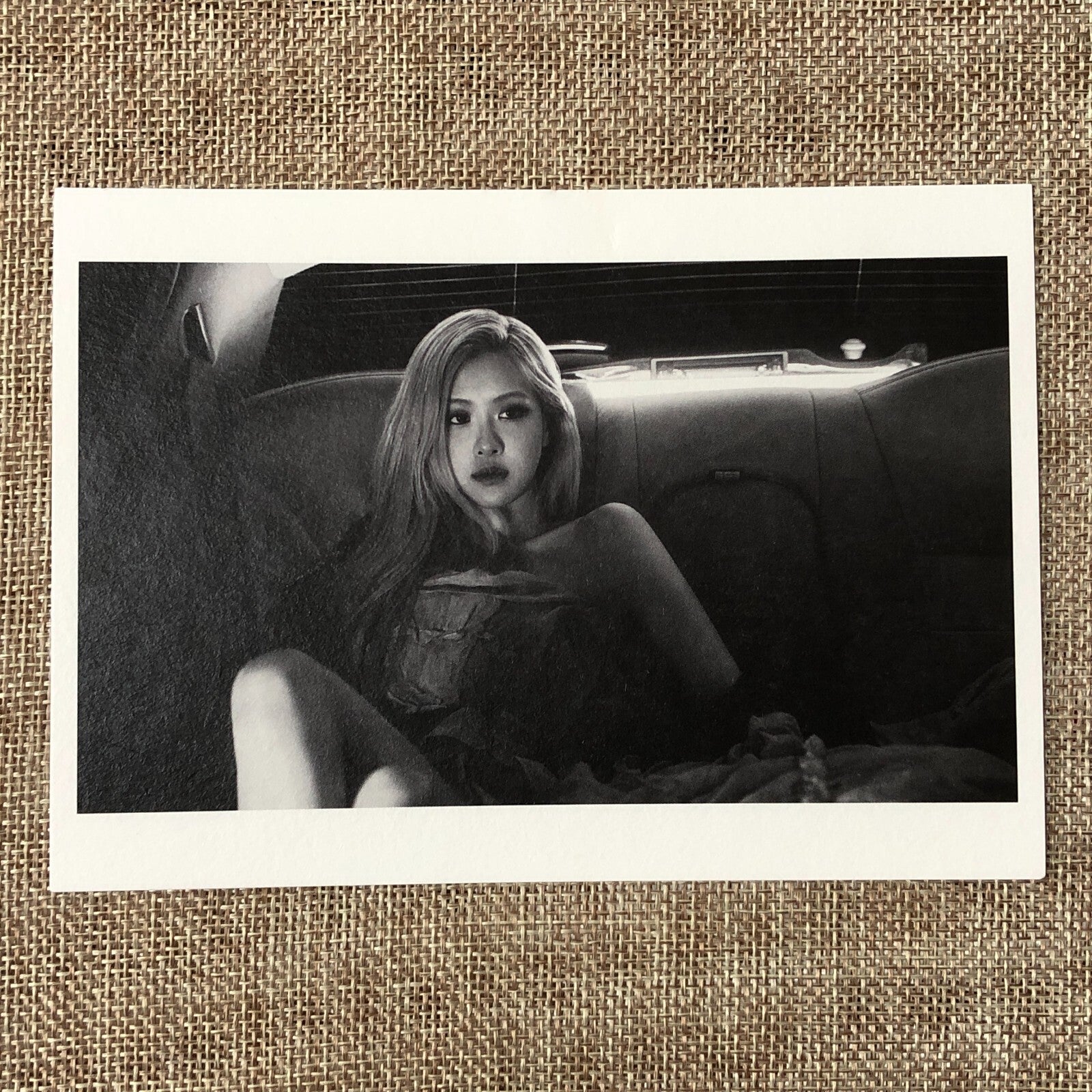 BLACKPINK ROSE #8 [ -R- ] Official Polaroid Postcard, 1st Single / New / Gift