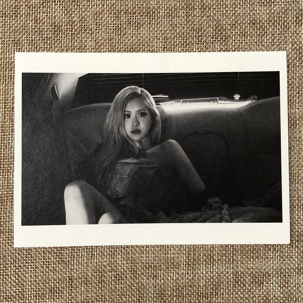 BLACKPINK ROSE #8 [ -R- ] Official Polaroid Postcard, 1st Single / New / Gift