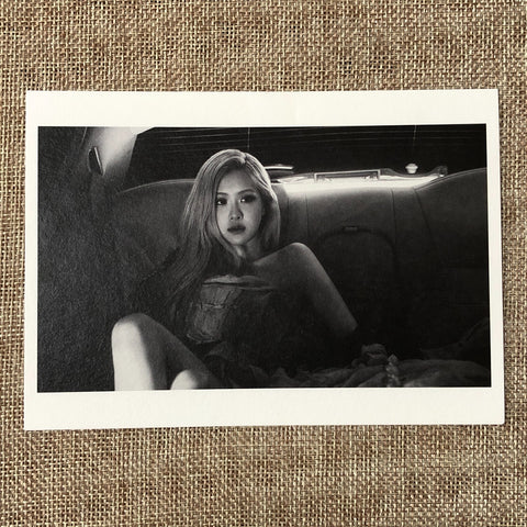 BLACKPINK ROSE #8 [ -R- ] Official Polaroid Postcard, 1st Single / New / Gift