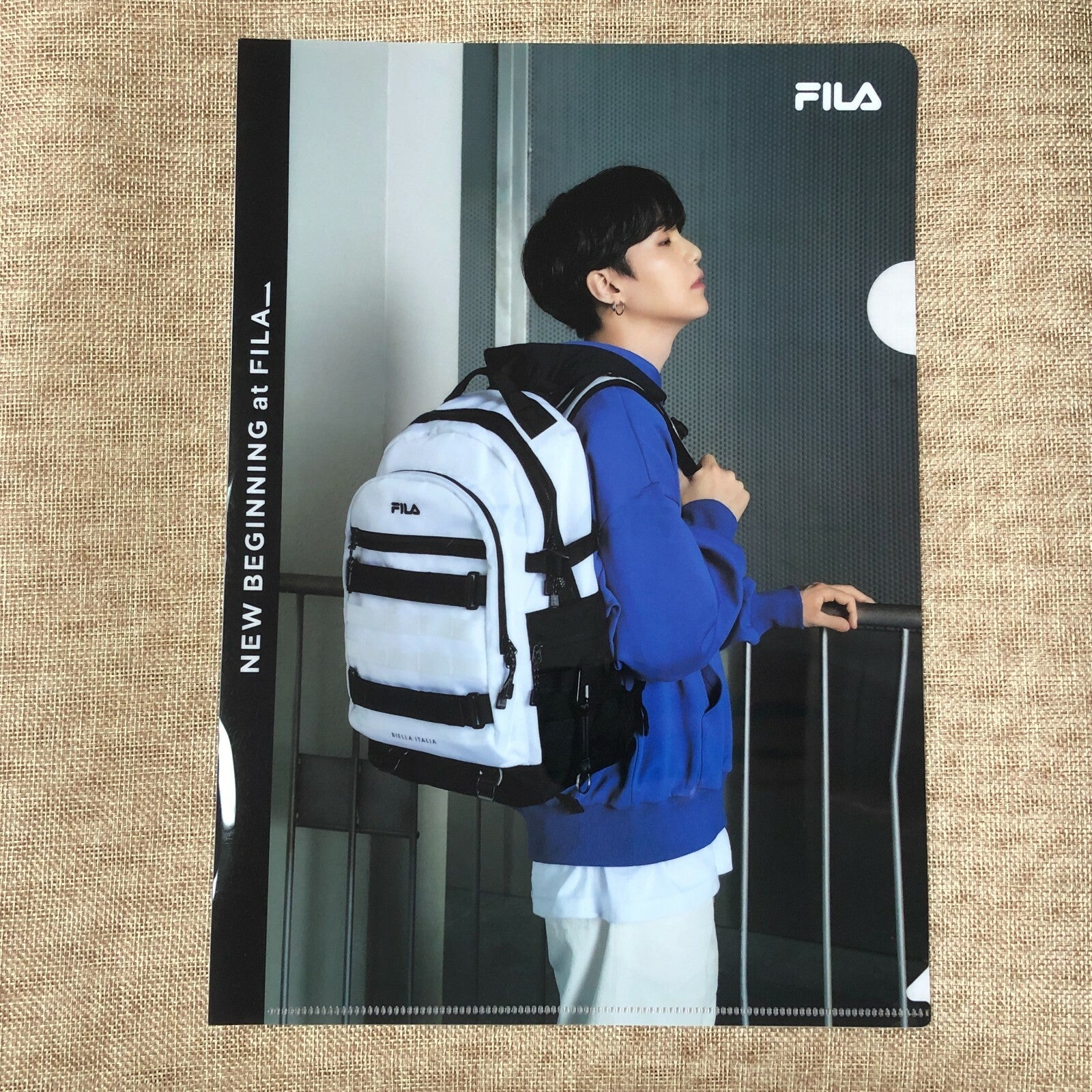 BTS SUGA [ FILA PROJECT 7 ] Official Clear File Holder / New / Gift