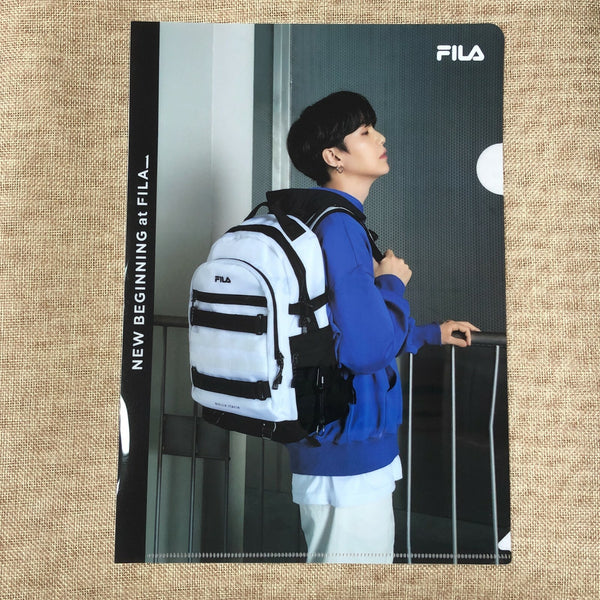 BTS SUGA [ FILA PROJECT 7 ] Official Clear File Holder / New / Gift