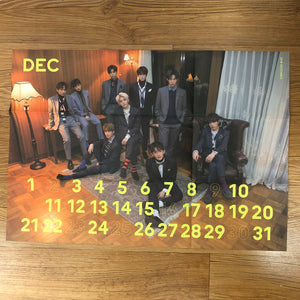 NCT 127 GROUP [ 2018 Season's Greetings ] Official Folded Poster / New / Gift