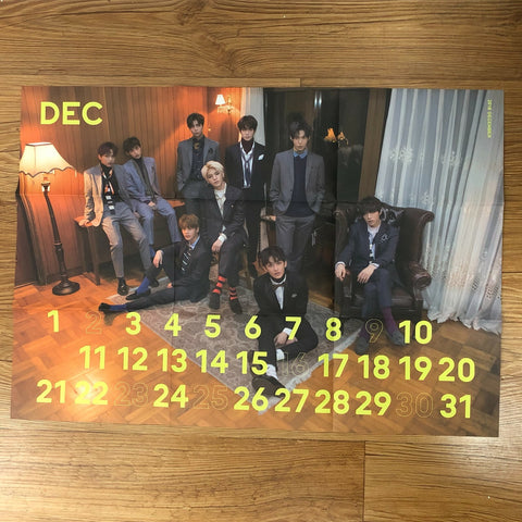 NCT 127 GROUP [ 2018 Season's Greetings ] Official Folded Poster / New / Gift