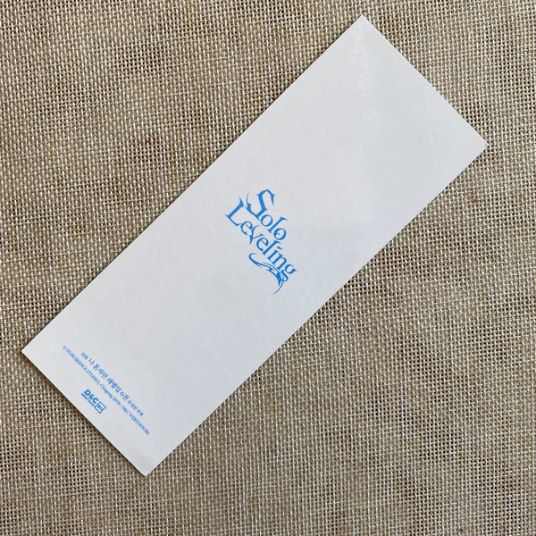 Solo Leveling [Official Hologram Bookmark #2] Sung Jin-woo / New, Rare Collector