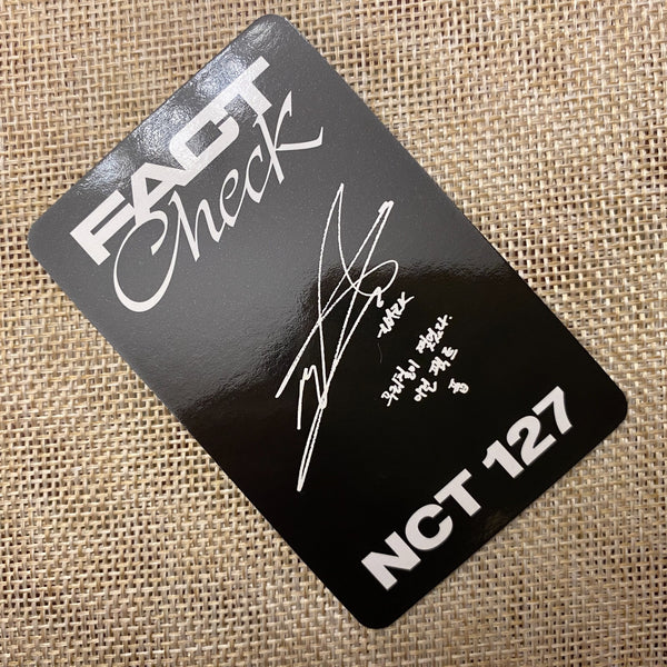 NCT MARK [Fact Check] Official Photocard, Chandelier Version / New, Rare / Gift