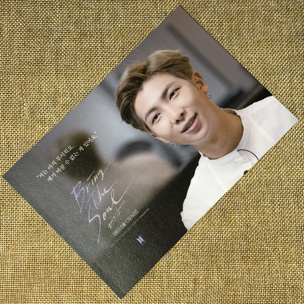 BTS RM [ Bring The Soul Docu Series ] Official Postcard Photocard / New / Gift