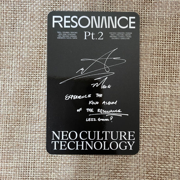 NCT 2020 MARK [RESONANCE Pt.2 Arrival KIHNO KIT] Official Photocard / New / Gift