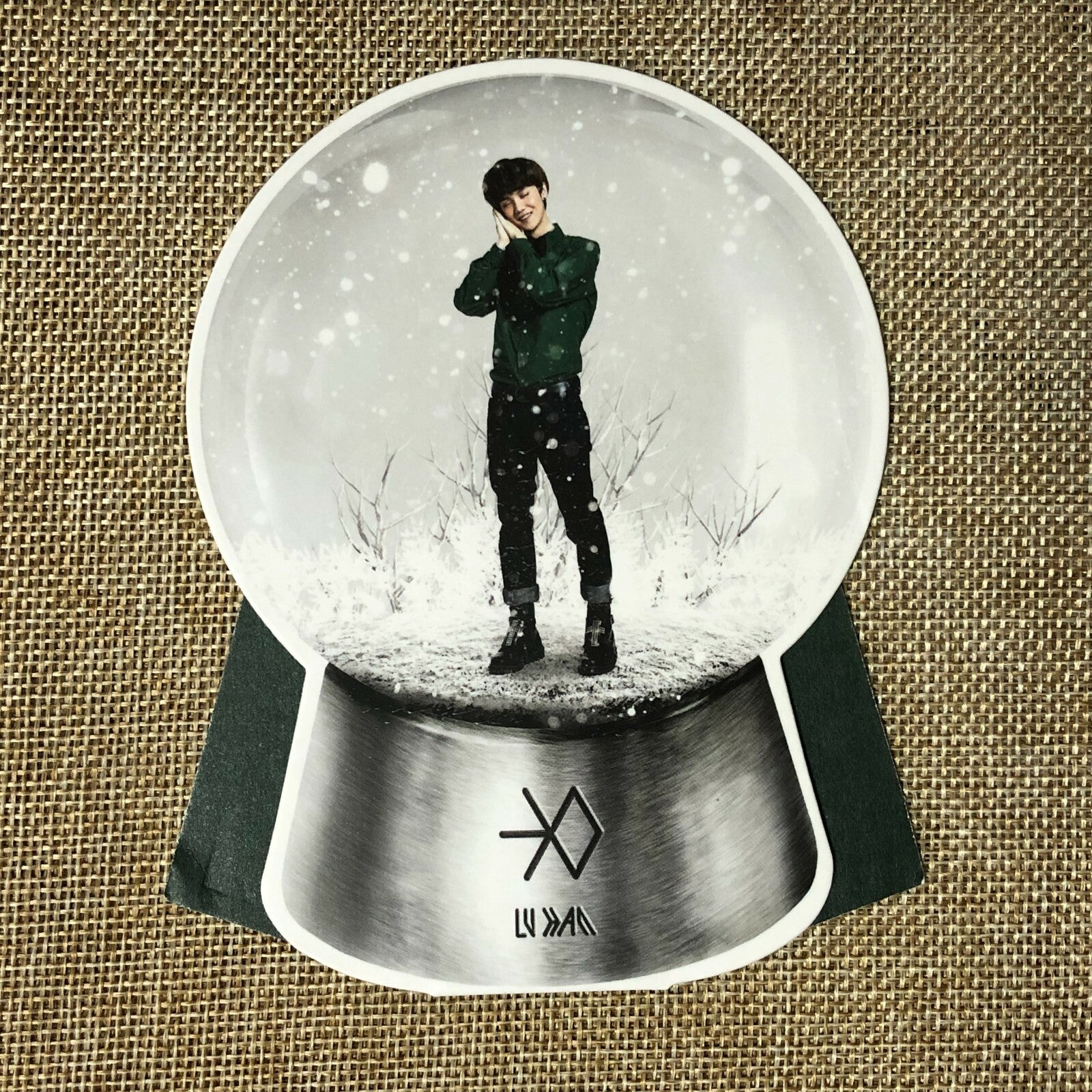 EXO LUHAN [ Miracles in December ] Official Snowglobe Standee / New / Gift