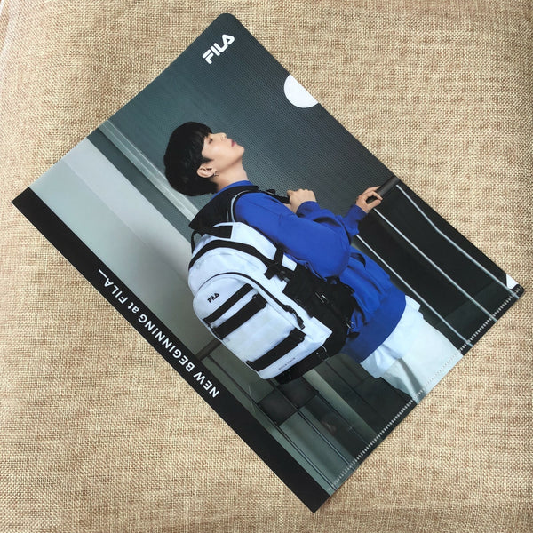 BTS SUGA [ FILA PROJECT 7 ] Official Clear File Holder / New / Gift