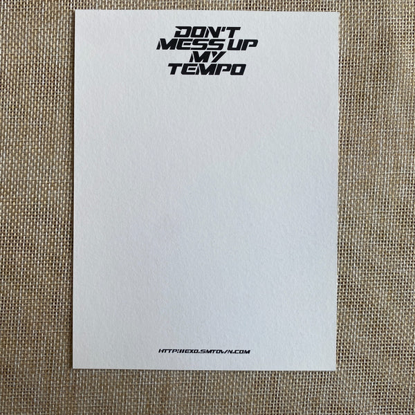 EXO CHEN #2 [ EXIST ] Official Postcard, 7th Album / New, Rare / Gift