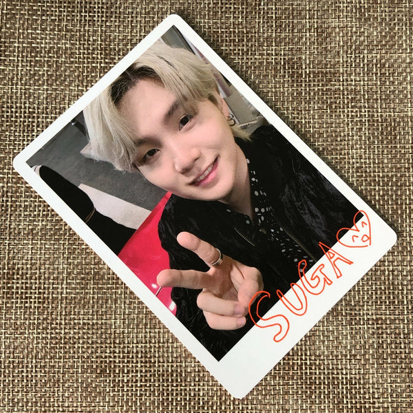 BTS SUGA [PTD PERMISSION TO DANCE ON STAGE] Official Special Ver. Photocard /+G