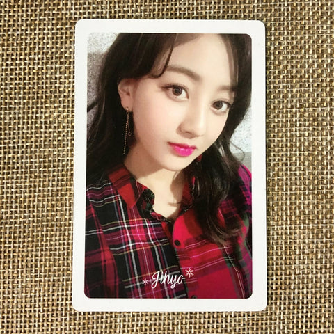 TWICE JIHYO [ Merry & Happy Pre-Order Official Photocard ] 1st Album / New /+GFT