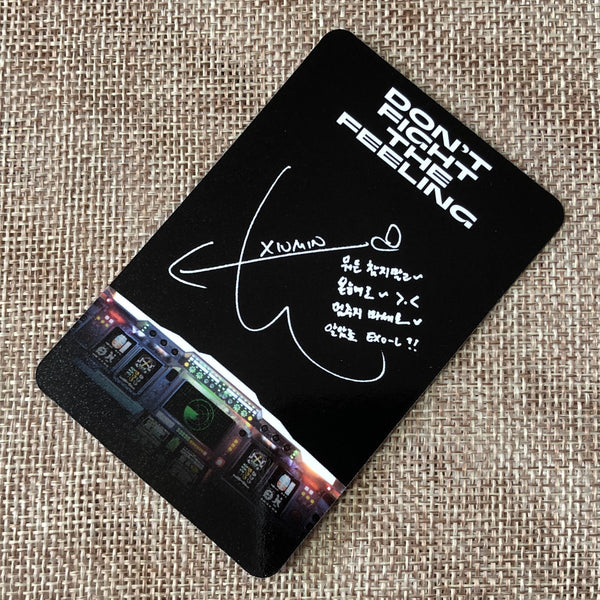 EXO XIUMIN #2 [Don't Fight the Feeling] Official Photocard, Photobook / Gift