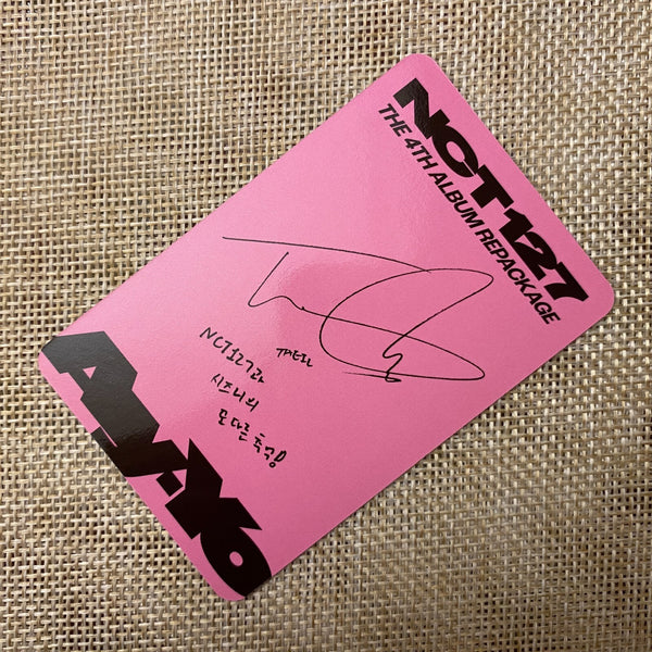 NCT 127 TAEIL [ Ay-Yo ] Official Photocard, A Ver / New, Rare / Gift