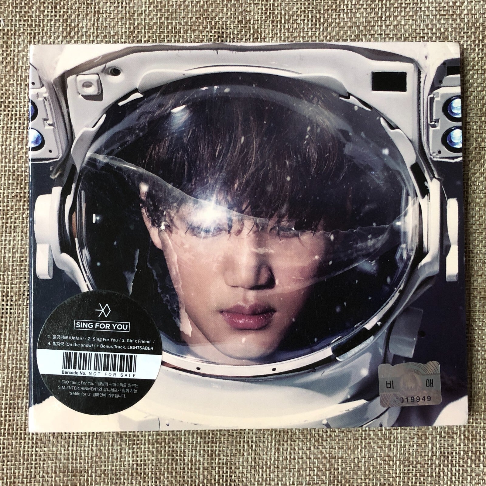EXO HAND SIGNED [ SING FOR YOU Promo Album CD+Photobook+PC ] Autographed / Gift