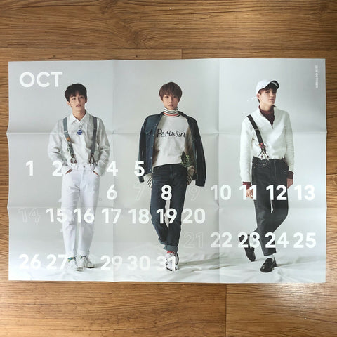 NCT MARK RENJUN JENO [2018 Season's Greetings] Official Folded Poster / Gift