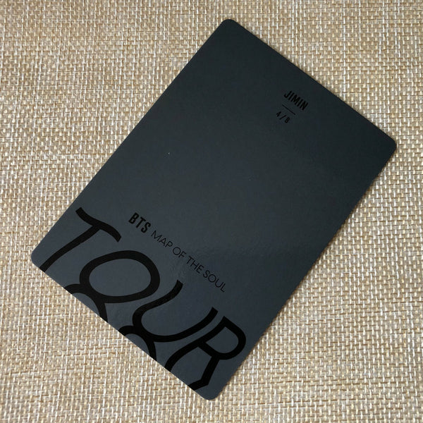 BTS JIMIN 4/8 [ Map Of The Soul Tour ] Official Mini Photocard / New / Gift