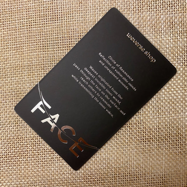BTS JIMIN [FACE] Official Photocard, POB Weverse Shop Early Bird / New, Rare /+G