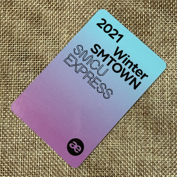 AESPA GISELLE [2021 Winter SMTOWN SMCU Express] Official Pass Photocard / Gift