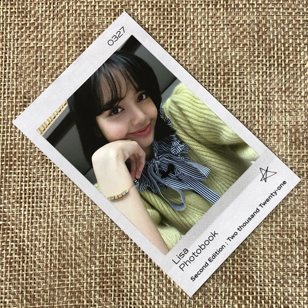 BLACKPINK LISA #1 [0327 Photobook 2nd Limited YGSelect] Official Photocard /+G