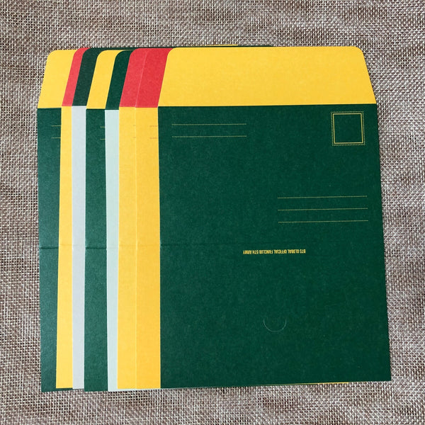 BTS [Fanclub ARMY 5th Membership Kit] Official Letter Envelopes Set / New / Gift