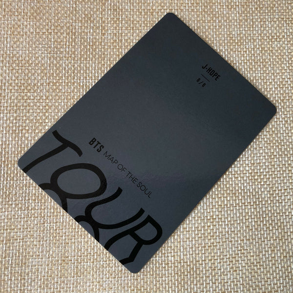 BTS J-HOPE 8/8 [ Map Of The Soul Tour ] Official Mini Photocard / New / Gift
