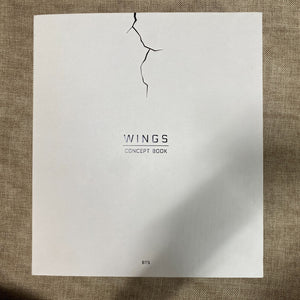 BTS GROUP [ WINGS Concept Book, Photobook  ] 267x309 mm, 312p / Good, Rare /Gift