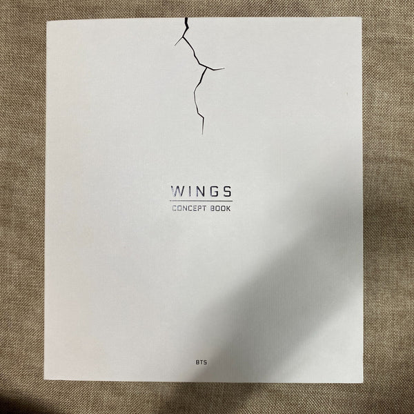 BTS GROUP [ WINGS Concept Book, Photobook  ] 267x309 mm, 312p / Good, Rare /Gift