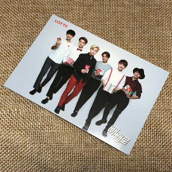 EXO GROUP #2 [ Lotte Peperoday ] Official Photocard, EXO-K / New, Rare / Gift