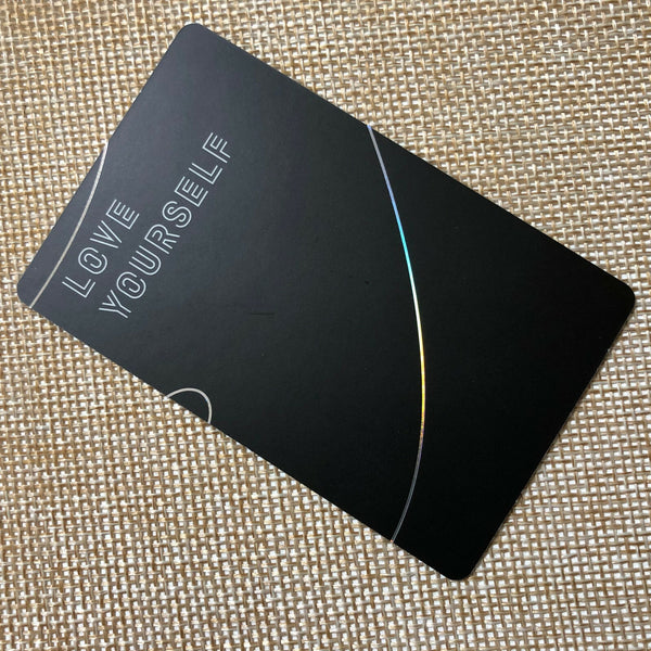 BTS JUNGKOOK [Love Yourself Tear] Official Photocard, R Ver Fake Love / Gift