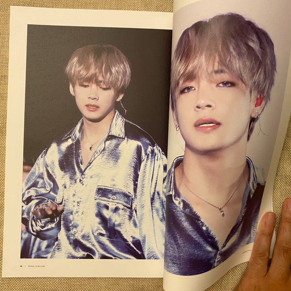 BTS V [Portrait Of The Violet Exhibition] Photobook, 64 pg 21x29 cm / New / Gift