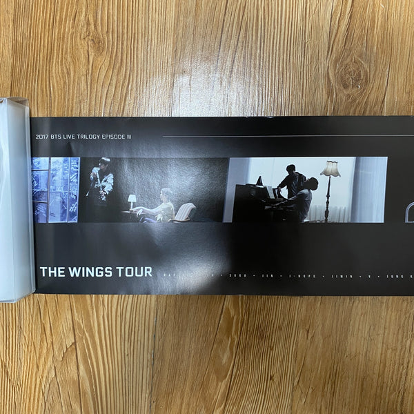 BTS [2017 The Wings Tour in Seoul] Official Live Trilogy DVD Poster / New / Gift
