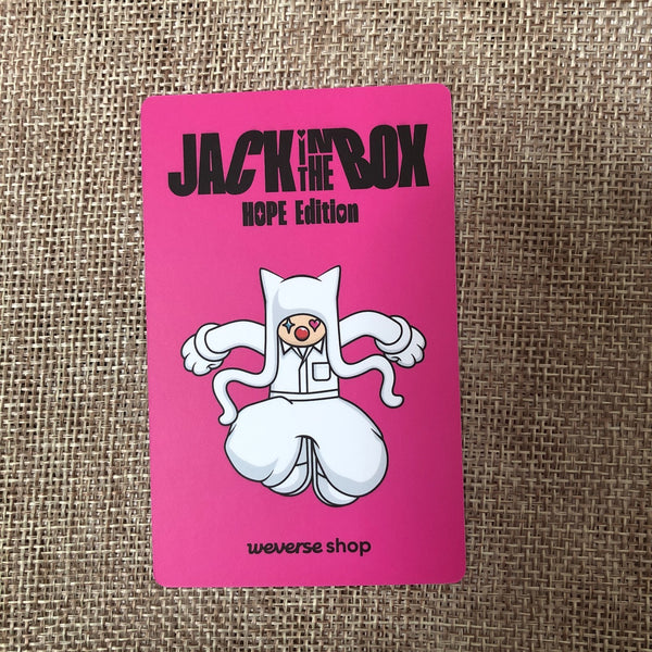 BTS J-HOPE [ JACK IN THE BOX ] Official Photocard, Weverse POB / New,Rare / Gift