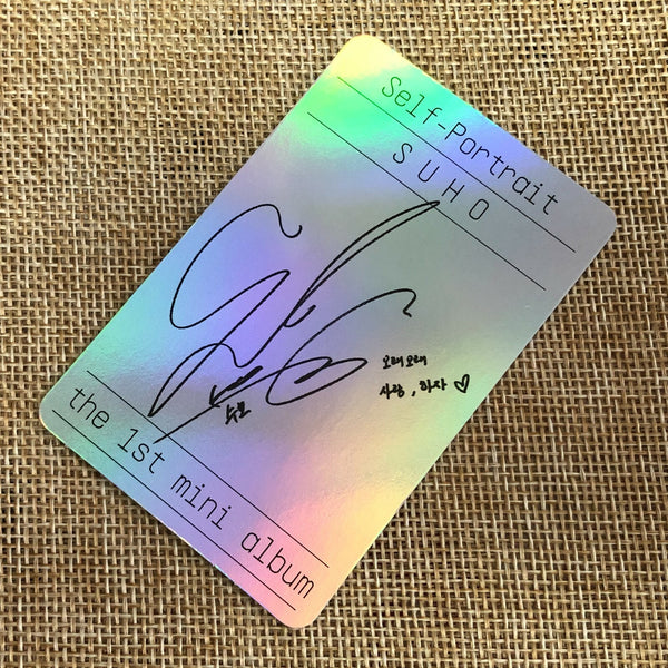 EXO SUHO #2 [ Self Portrait ] Official Photocard, 1st Mini Album / New / Gift