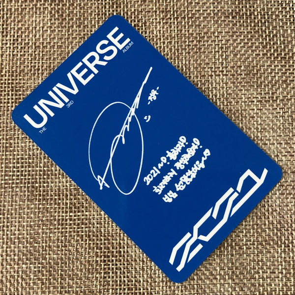 NCT 2021 JUNGWOO [UNIVERSE Photobook Ver.] Official Photocard, 3rd Album / Gift