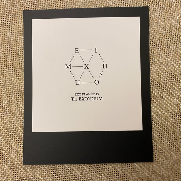 EXO D.O [ Exo Planet #3 The EXOrDIUM ] Official Polaroid Photocard / New / Gift