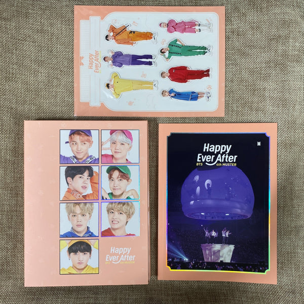 BTS [ 4th Muster Happy Ever After ] Official Blu-ray CD+Photobook+Sticker / New