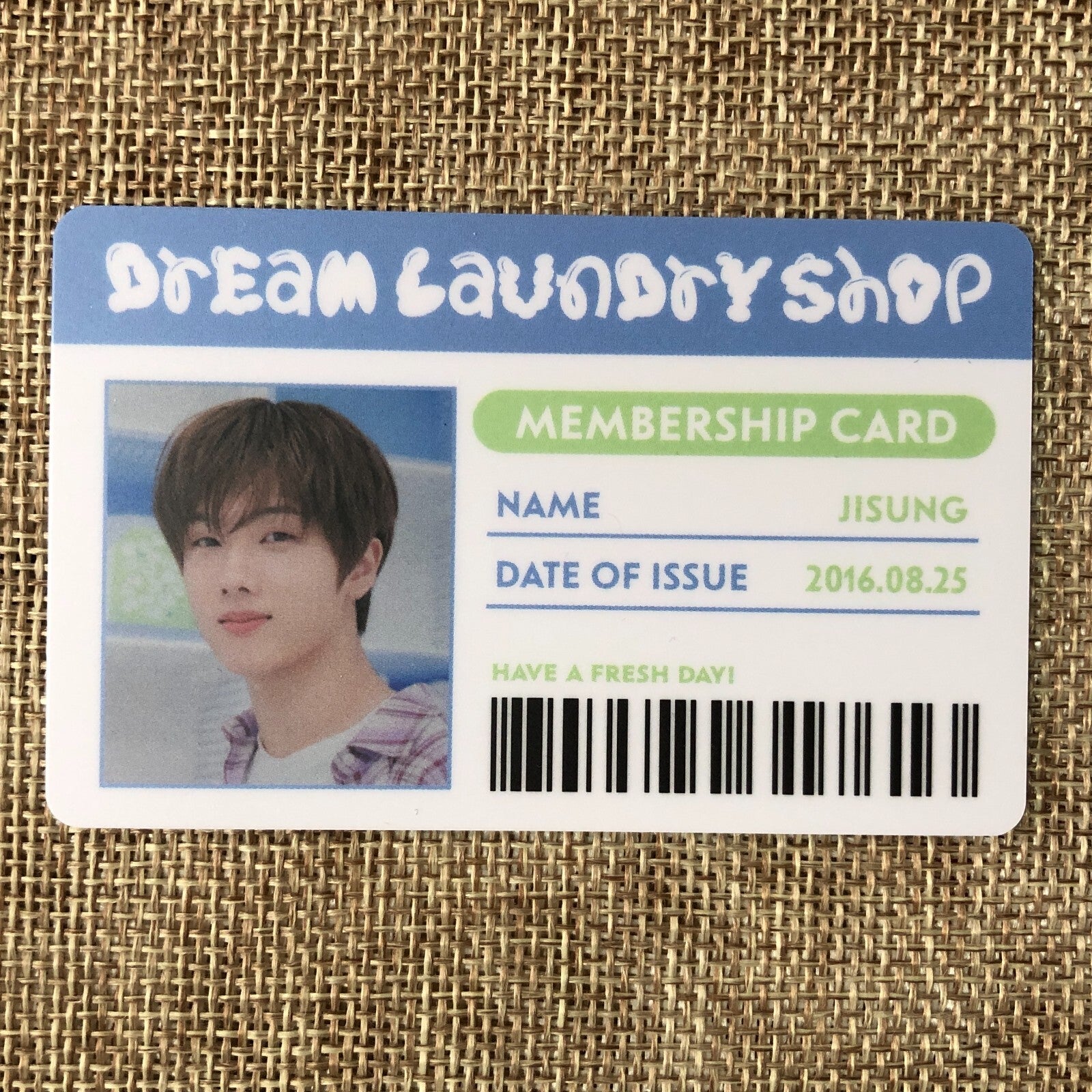 NCT Dream JISUNG [DREAM LAUNDRY SHOP MD] Official Membership Photocard / Gift
